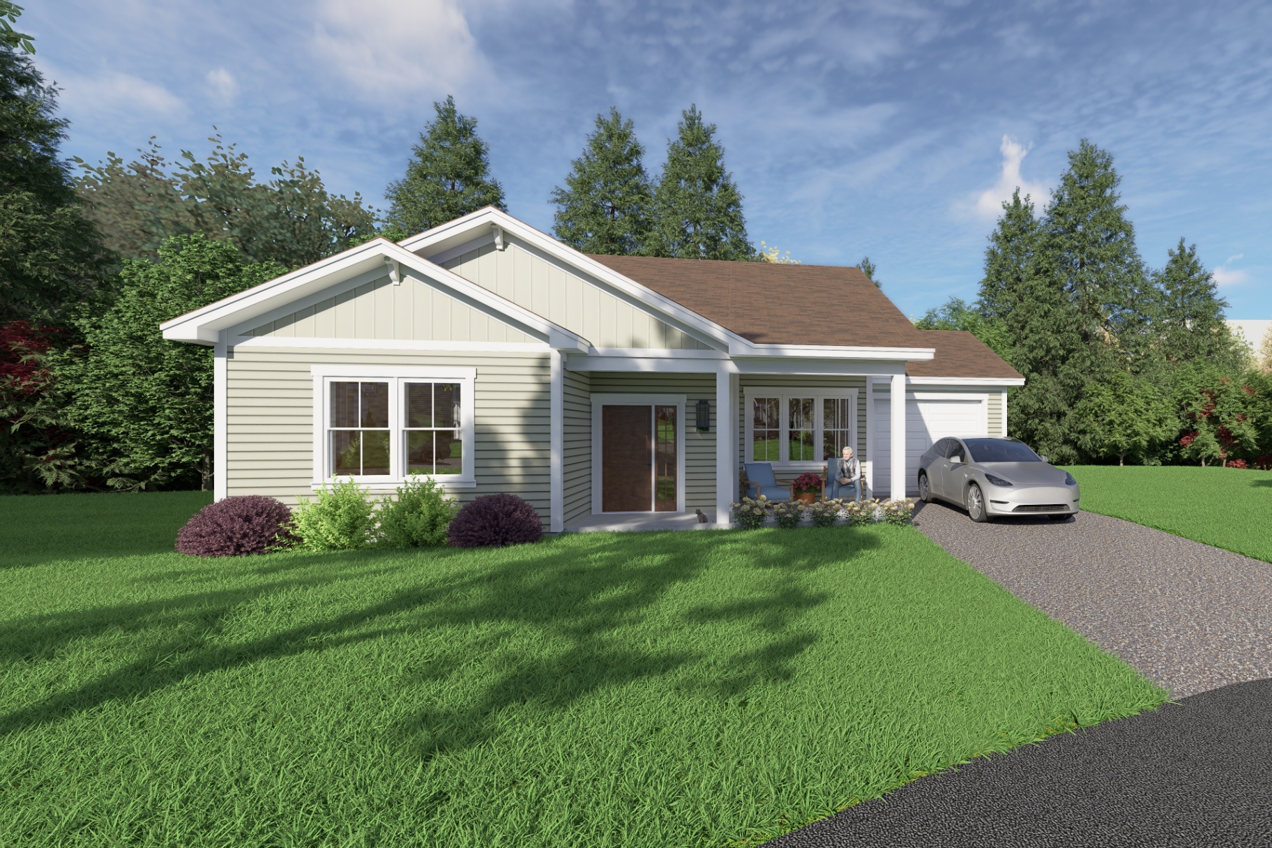 Garden homes designed for comfort and ease